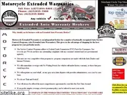 Sites similar to motorcycleextendedwarranties.com