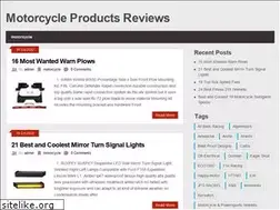Sites similar to motorcycleproductsreviews.com