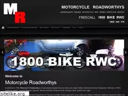 Sites similar to motorcycleroadworthys.com.au