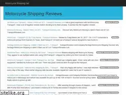 Sites similar to motorcycleshipping.net