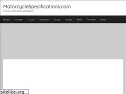 Sites similar to motorcyclespecifications.com