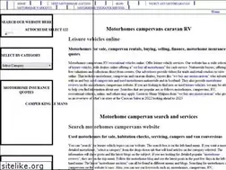 Sites similar to motorhomescampervans.net