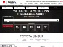 Sites similar to motorinntoyotaofcarroll.com