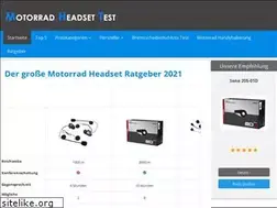 Sites similar to motorrad-headset-test.net