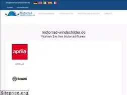 Sites similar to motorrad-windschilder.de
