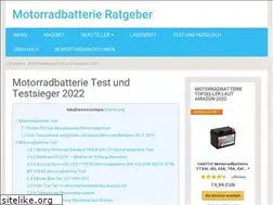 Sites similar to motorradbatterien-testsieger.de
