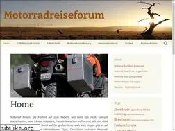 Sites similar to motorradreiseforum.de