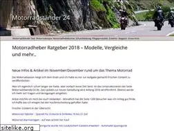 Sites similar to motorradstaender24.de