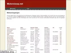 Sites similar to motorsloop.net