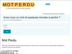 Sites similar to motperdu.fr