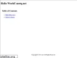 Sites similar to motq.net