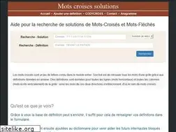 Sites similar to mots-croises-solutions.com