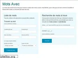Sites similar to motsavec.fr
