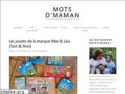 Sites similar to motsdmaman.com