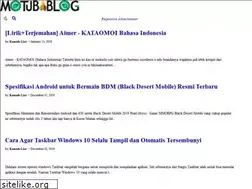 Sites similar to motubablog.blogspot.com