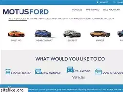 Sites similar to motusford.co.za