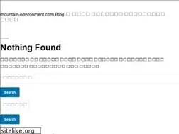 Sites similar to mountain-environment.com