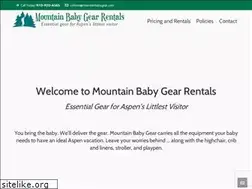 Sites similar to mountainbabygear.com