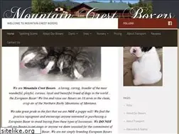 Sites similar to mountaincrestboxers.com