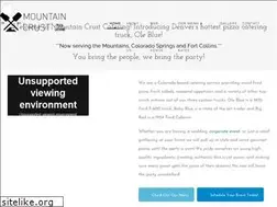 Sites similar to mountaincrust.com