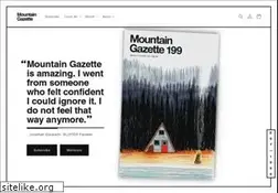 Sites similar to mountaingazette.com