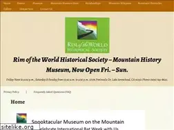 Sites similar to mountainhistorymuseum.org