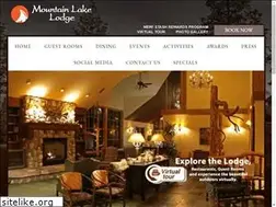Sites similar to mountainlakelodge.com