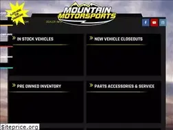 Sites similar to mountainmotorsports.com