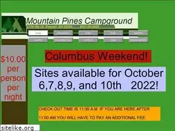 Sites similar to mountainpinescampground.com