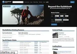 Sites similar to mountainproject.com