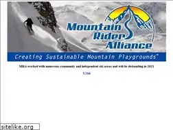 Sites similar to mountainridersalliance.com