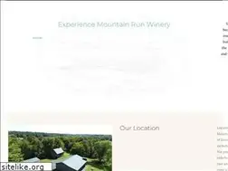 Sites similar to mountainrunwinery.com