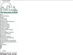 Sites similar to mountainschool.org