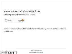 Sites similar to mountainshadows.info