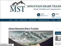 Sites similar to mountainsharetransfer.com