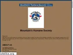 Sites similar to mountainshumanesociety.com