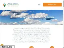 Sites similar to mountainsideresort.com