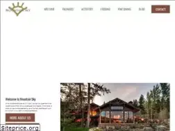 Sites similar to mountainsky.com