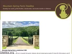 Sites similar to mountainspringfarmdoodles.com