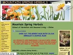 Sites similar to mountainspringherbals.com