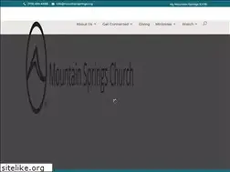 Sites similar to mountainsprings.org