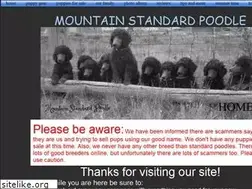 Sites similar to mountainstandardpoodle.com