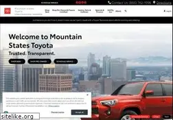 Sites similar to mountainstatestoyota.com