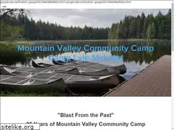 Sites similar to mountainvalleygscamp.com