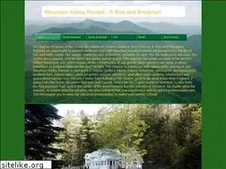 Sites similar to mountainvalleyretreat.com
