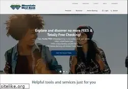 Sites similar to mountainwestbank.com