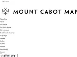 Sites similar to mountcabotmaple.com