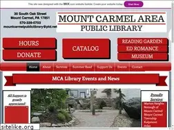 Sites similar to mountcarmelareapubliclibrary.com