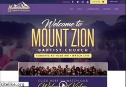 Sites similar to mountzionbaptist.com