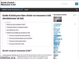 Sites similar to mousseur-a-lait.fr